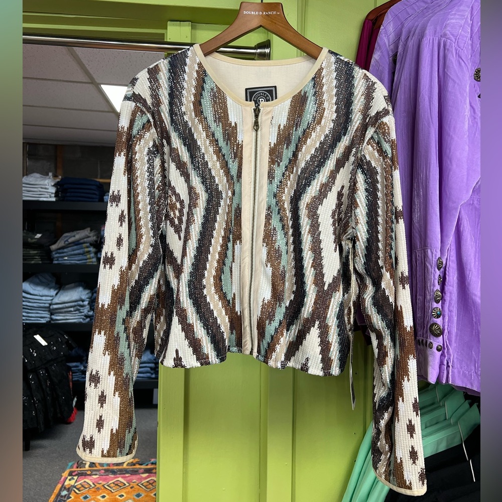 Double D Ranch Sequin Multi-Color Jacket